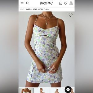 Princess Polly Avrill Mini Dress Floral